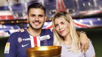 Mauro Icardi (kiri) dan Wanda Nara. (Instagram Wanda Nara).