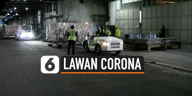 VIDEO: 5 Juta Masker untuk Pengemudi Ojol Tiba di Bandara Soetta