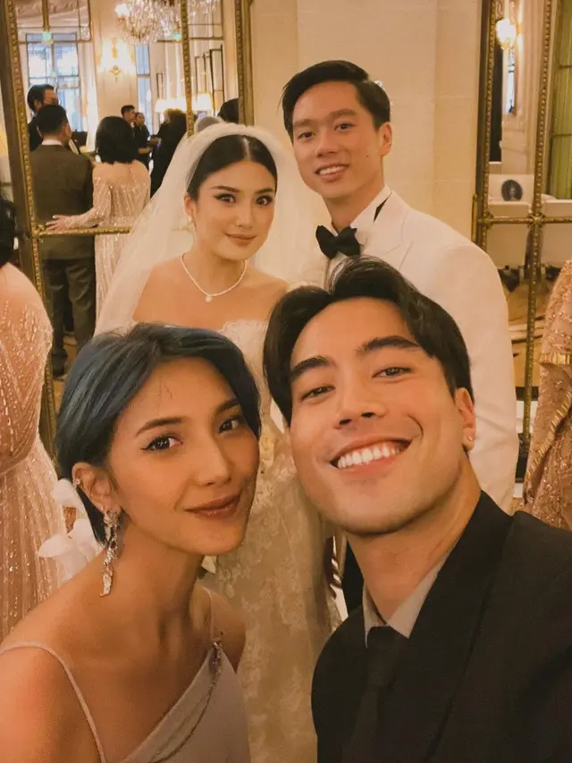 6 Potret Seleb yang Hadiri Pernikahan Kevin Sanjaya dan Valencia Tanoesoedibjo