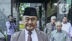 Sebelumnya, Ketua MKMK Jimly Asshiddiqie mengatakan pihaknya sedang menyusun mekanisme pemeriksaan dan menggelar pertemuan dengan sembilan hakim konstitusi. Liputan6.com/Angga Yuniar)