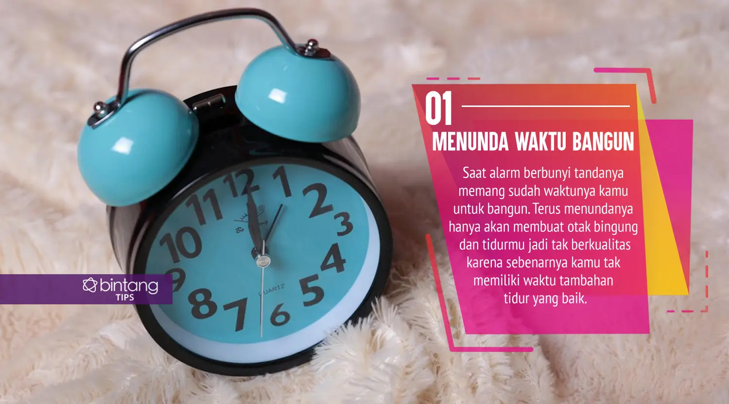 Sepele sih, tapi ini bisa bikin tidurmu nggak berkualitas. (Foto: Deki Prayoga, Digital Imaging: Nurman Abdul Hakim/Bintang.com)