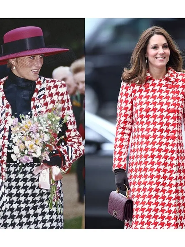 Busana Kate Middleton mirip dengan Putri Diana