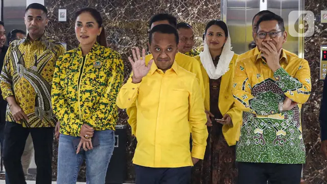 Sah, Bahlil Lahadalia Umumkan Pengurus Baru Partai Golkar