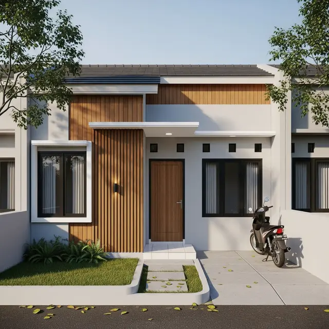 9 Desain Rumah Sederhana 1 Lantai di Lahan Terbatas Budget 100 Juta