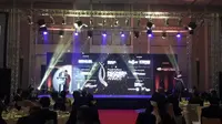 Ajang Indonesia Property Awards 2017 di Hotel Fairmount, Jakarta, Kamis (12/10/2017). (Ilyas/Liputan6.com)