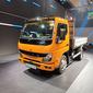 Mitsubishi Fuso eCanter Next Generation di ajang IAA Transportation 2022, Hannover, Jerman. (Liputan6.com/Raden Trimutia Hatta)