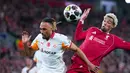 Liverpool menghajar Galatasaray dengan skor telak 4-0 pada leg kedua babak 16 besar Liga Champions 2025/2026 di Anfield, Kamis 19 Maret 2026 dini hari WIB. Hasil ini memastikan The Reds lolos ke perempat final dengan agregat 4-1. (AP Photo/Jon Super)