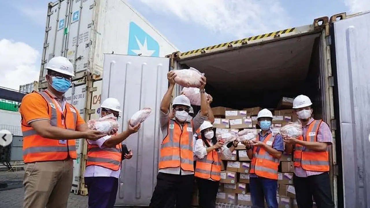 Sebanyak 420 ton daging sapi beku boneless asal Brasil didatangkan secara bertahap. Dok instagram @rniholding