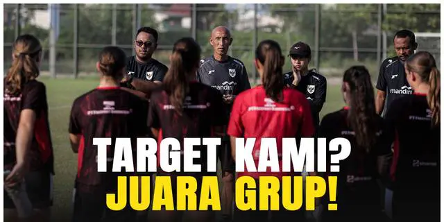 VIDEO: Timnas Putri Indonesia Siap Tempur! Target Juara Grup di Kualifikasi Piala Asia 2026!