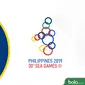 Logo SEA Games 2019. (Bola.com/Dody Iryawan)