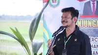 Gubernur Maluku Utara, Abdul Ghani Kasuba menyambut baik kesediaan Menteri Pertanian (Mentan) Syahrul Yasin Limpo hadir di tengah para petani Halmahera Utara. Dok Kementan