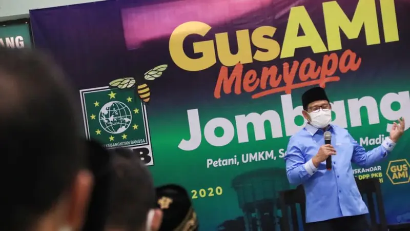 Wakil Ketua DPR RI Muhaimin Iskandar saat menemu masyarakat jombang, Jawa Timur. (Istimewa)