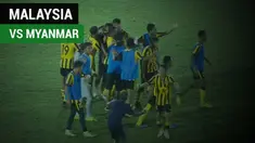 Berita video highlights semifinal Piala AFF U-18 2017 antara Malaysia melawan Myanmar yang berakhir dengan drama adu penalti 5-4, Jumat (15/9).