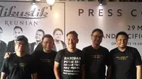 Jumpa pers konser Jikustik Reunian di Yogyakarta, Kamis (28/3/2019). (Switzy Sabandar)
