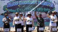 PGN Saka kembali melakukan penanaman kembali 50 ribu bibit mangrove dalam rangka mendukung capaian terkait adendum Amdal.