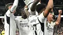 Real Madrid baru bisa memastikan kemenangan lewat gol Luka Modric pada menit ke-81. (JAVIER SORIANO/AFP)