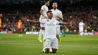 Wonderkid Real Madrid, Rodrygo sukses mencetak hattrick ke gawang Galatasaray pada laga lanjutan Liga Champions, Kamis (7/11/2019). (Dok. Twitter/realmadrid)