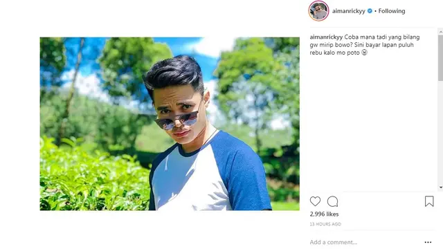 Aiman Ricky (Foto: Instagram)