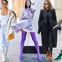 Socks boots yang buat penampilan total. (Photo: pinterest, @handinfire)