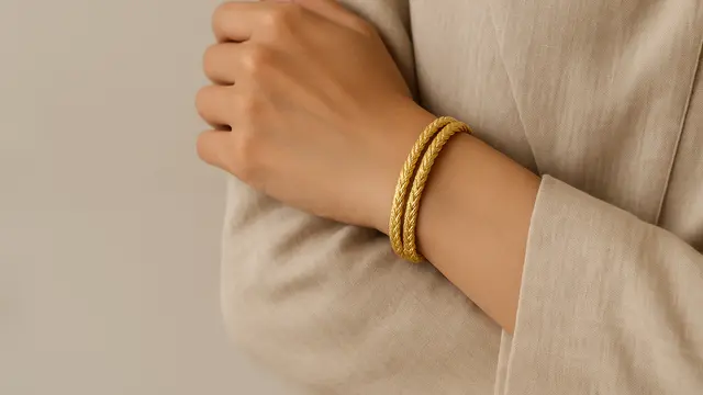 Model Gelang Emas Padi 5 Gram/Ilustrasi gambar oleh AI