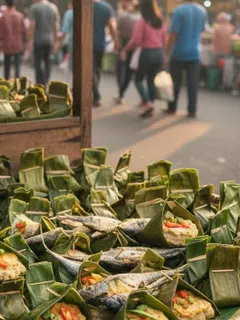 Ilustrasi Ide Jualan Pepes Tahu dan Ikan/Gemini AI