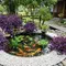 10 Inspirasi Kolam Minimalis dengan Tanaman Pinggir Berwarna Ungu, Elegan dan Menenangkan