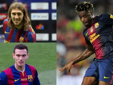 Kedatangan Boateng cukup membuat pendukung Barcelona terheran. Pemain 31 tahun tersebut dipastikan bergabung dengan status pinjaman dari Sassuolo. Namun sebelumnya Barcelona juga pernah melakukan transfer yang mengherankan. (Kolase Foto AFP)
