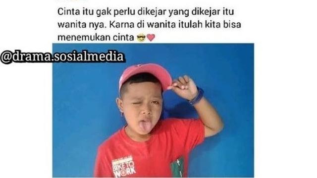 status bocah sok bijak (foto: @drama.sosialmedia)