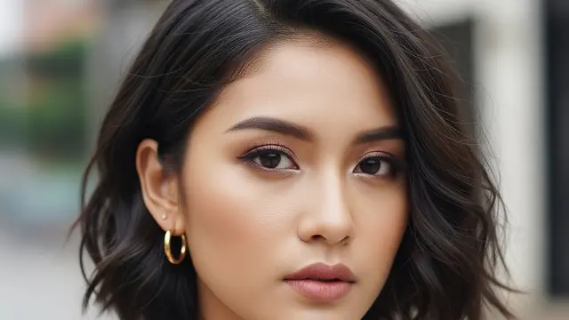 Model Rambut Pendek Wavy ala Korea Tren 2026