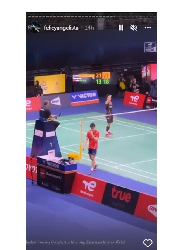 7 Potret Caesar Hito dan Felicya Angelista di Thailand, Dukung Atlet Indonesia