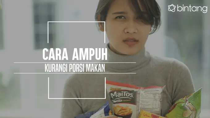 Ini cara kurangi porsi makan. (Foto: Daniel Kampua, Digital Imaging: Nurman Abdul Hakim/Bintang.com)