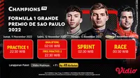 Nonton Keseruan Streaming F1 GP Brasil 2022 Live Vidio 11-13 November : Ada Max Verstappen