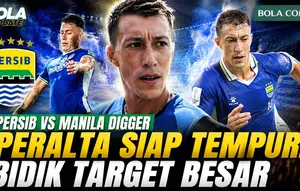 Mariano Peralta Siap Tempur Lawan Manila Digger, Persib Bandung Bidik Target Besar