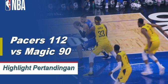 Cuplikan Pertandingan NBA : Pacers 112 vs Magic 90