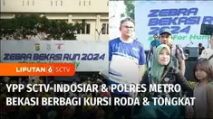 Yayasan Pundi Amal Peduli Kasih, YPP SCTV-Indosiar bersama Polres Metro Bekasi menggelar Zebra Bekasi Run for Humanity. Lomba lari sekaligus aksi berbagi demi kemanusiaan ini digelar dalam rangka Hari Ulang Tahun Bhayangkara ke-69.