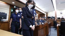 Korea Selatan (Korsel) mulai mengadili mantan Ibu Negara, Kim Keon Hee, pada Rabu (24/9/2025) waktu setempat. (Chung Sung-Jun/POOL/AFP)