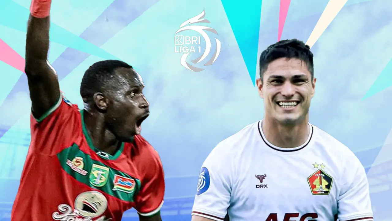 BRI Liga 1 - Persebaya Surabaya Vs Persik Kediri - Flavio Silva Vs Ramiro Fergonzi