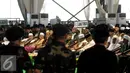 Suasana Sidang Pleno III Muktamar NU 33 yang digelar di Alun-alun Jombang, Jawa Timur, Rabu (5/8/2015). Sidang pleno yang sempat ditunda di buka pagi ini dengan agenda pengesahan hasil sidang-sidang komisi. (Liputan6.com/Johan Tallo)