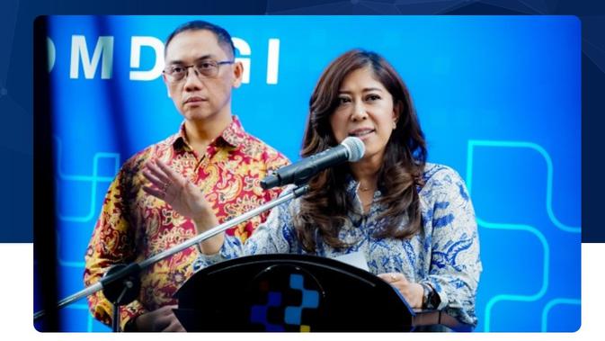 Menkomdigi Meutya Hafid menyampaikan keterangan kepada awak media di Kantor Kementerian Komdigi, Jakarta Pusat, Jumat 27 Maret 2026. (www.komdigi.go.id)