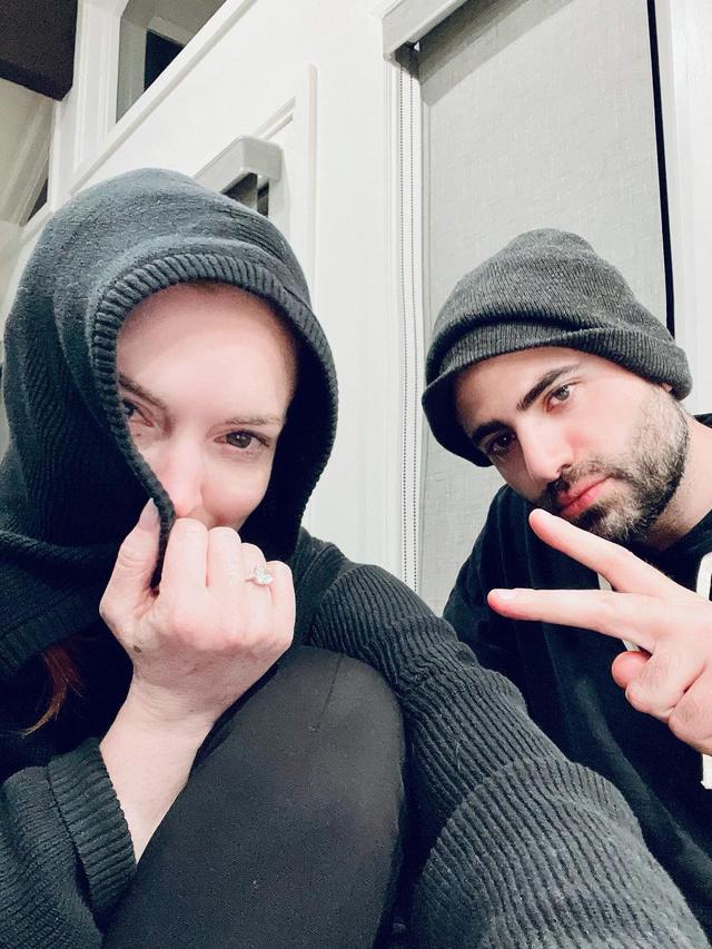 Lindsay Lohan dan Bader Shammas. (Instagram/ lindsaylohan)