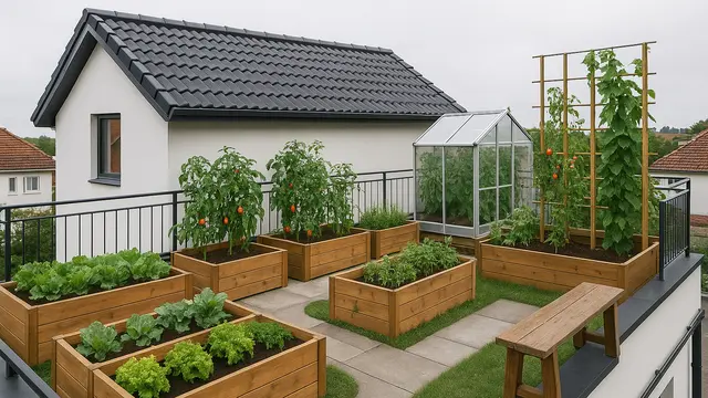 Rooftop Urban Farm (Kebun Sayur Pribadi) (Foto: ChatGPT)