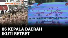 Kepala Daerah peserta retret gelombang kedua tiba di IPDN Kampus Jatinangor, Sumedang, Jawa Barat, pada Minggu siang. Mereka disambut Wakil Menteri Dalam Negeri, Bima Arya dalam proses yang tidak kalah meriah seperti retret Kepala Daerah gelombang pe...