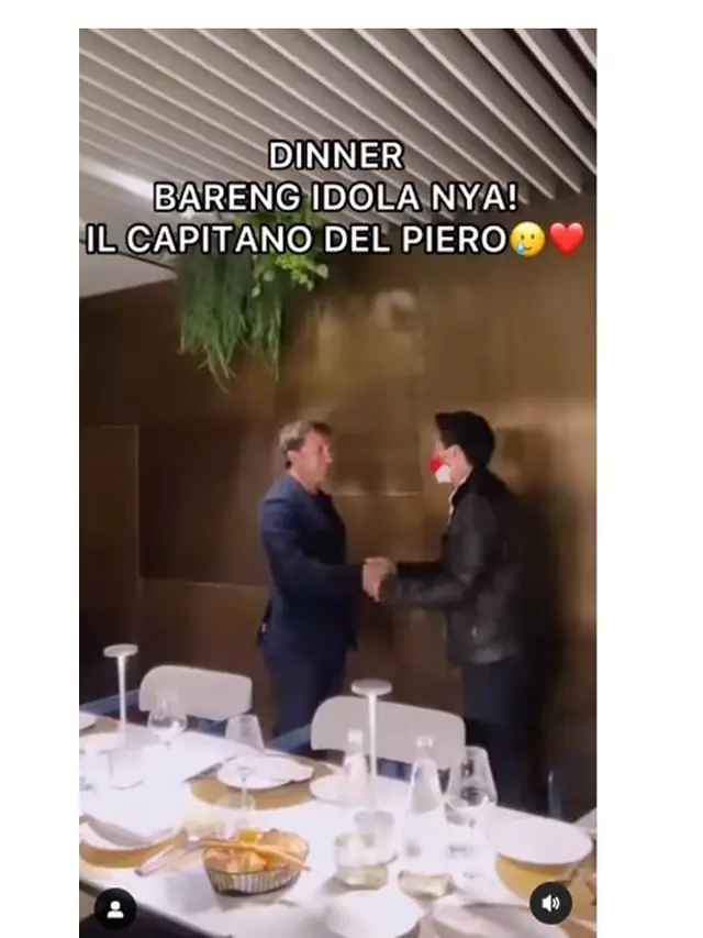 Momen Caesar Hito Bertemu Alessandro Del Piero