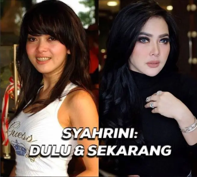 Penampilan Syahrini dulu dan sekarang, cantik mana? (Foto: Instagram)