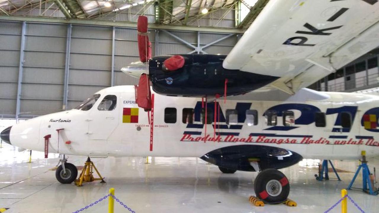 Pesawat N219 Nurtanio produksi PT Dirgantara Indonesia (Tommy Kurnia/Liputan6.com)
