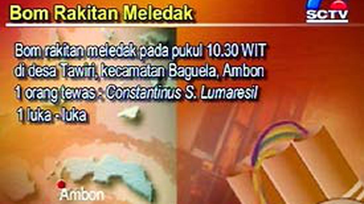 Bom Rakitan Meledak di Ambon, Seorang Tewas - News Liputan6.com