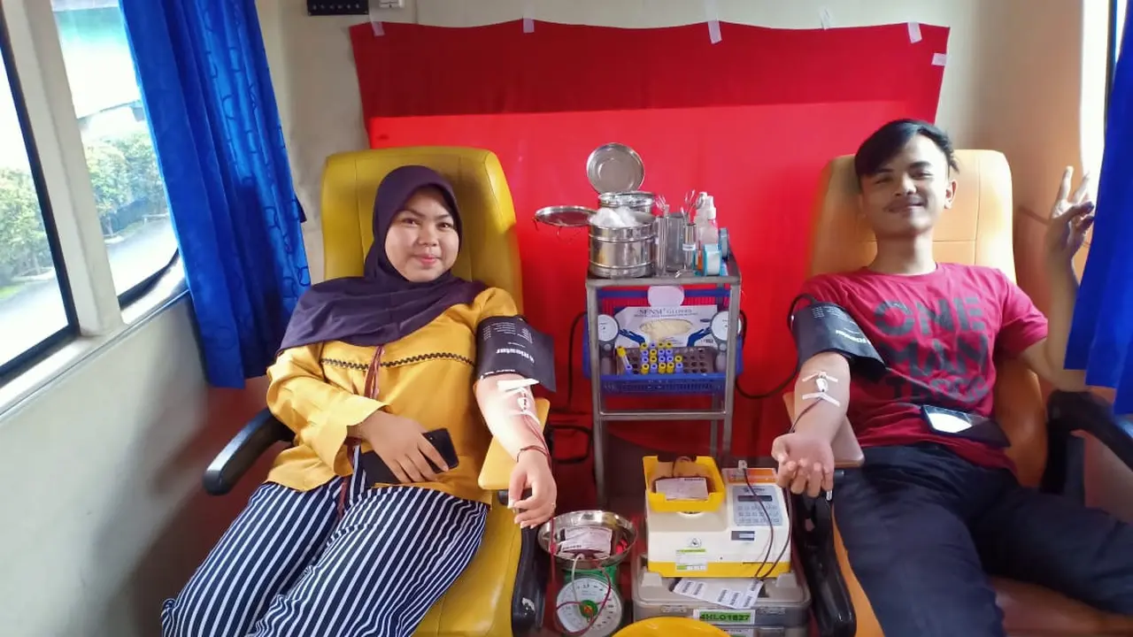 Kejar ketersediaan stok darah, Palang Merah Indonesia (PMI) Kota Tangerang, jemput bola kepada masyarakat yang ingin mendonorkan darahnya.