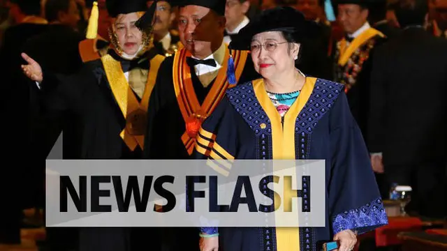 NEWS FLASH: Ini Proses Unpad Berikan Gelar Doktor kepada Megawati