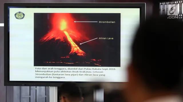 Status Gunung Anak Krakatau Dinaikkan Jadi Siaga Level III