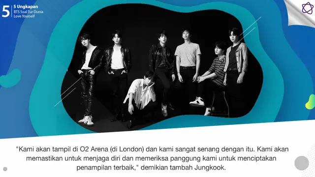 [Bintang] 5 Ungkapan BTS Soal Tur Dunia, Love Yourself
